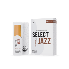 D'Addario Woodwinds Organic Select Jazz Unfiled Alto Saksafon Kamışı No:2 Hard