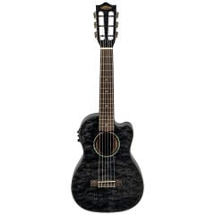 Lanikai QM-BKCEG Quilted Maple Guitalele