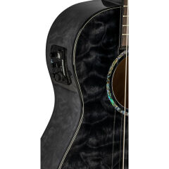 Lanikai QM-BKCEG Quilted Maple Guitalele