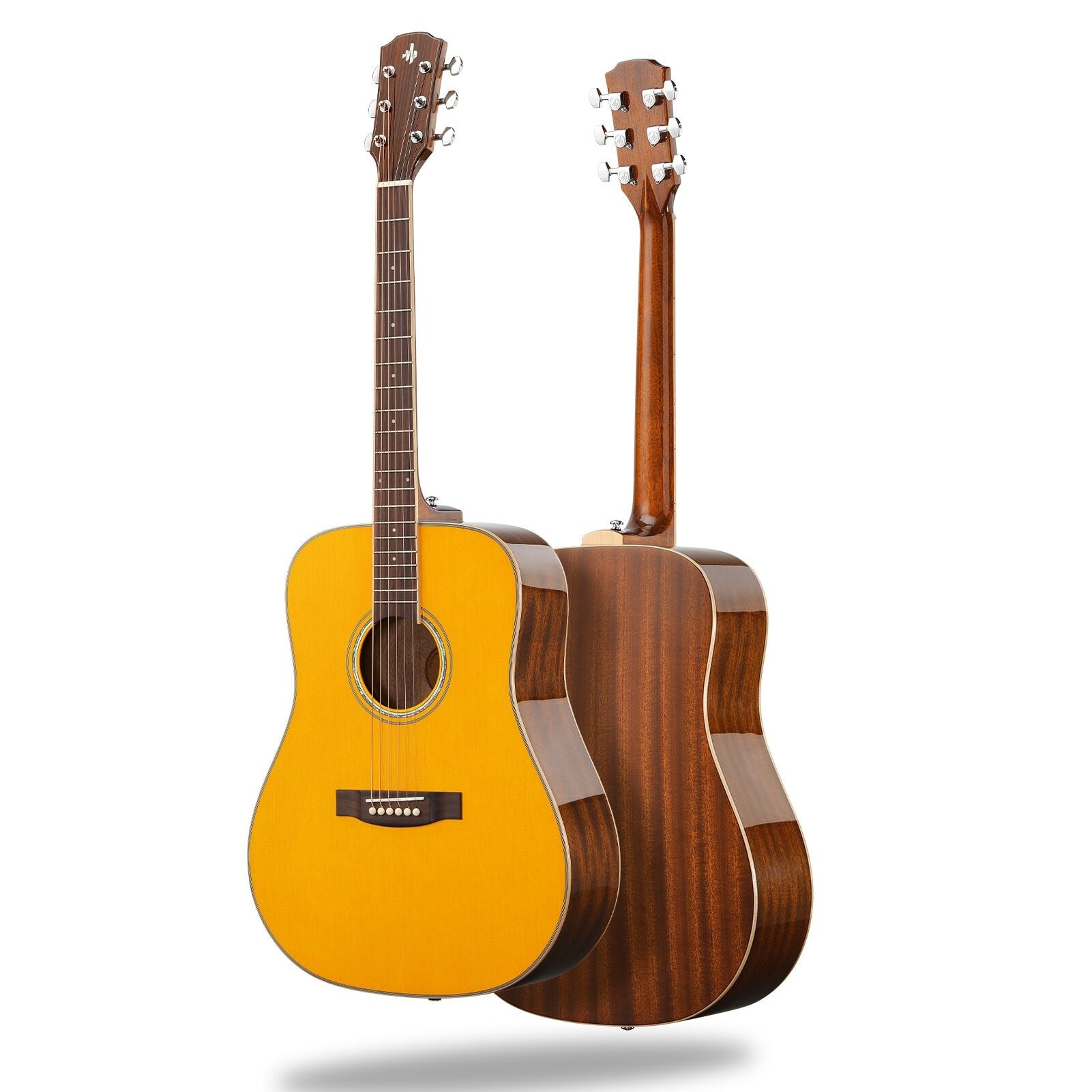 Donner DVG600 Dreadnought Akustik Gitar (Natural)