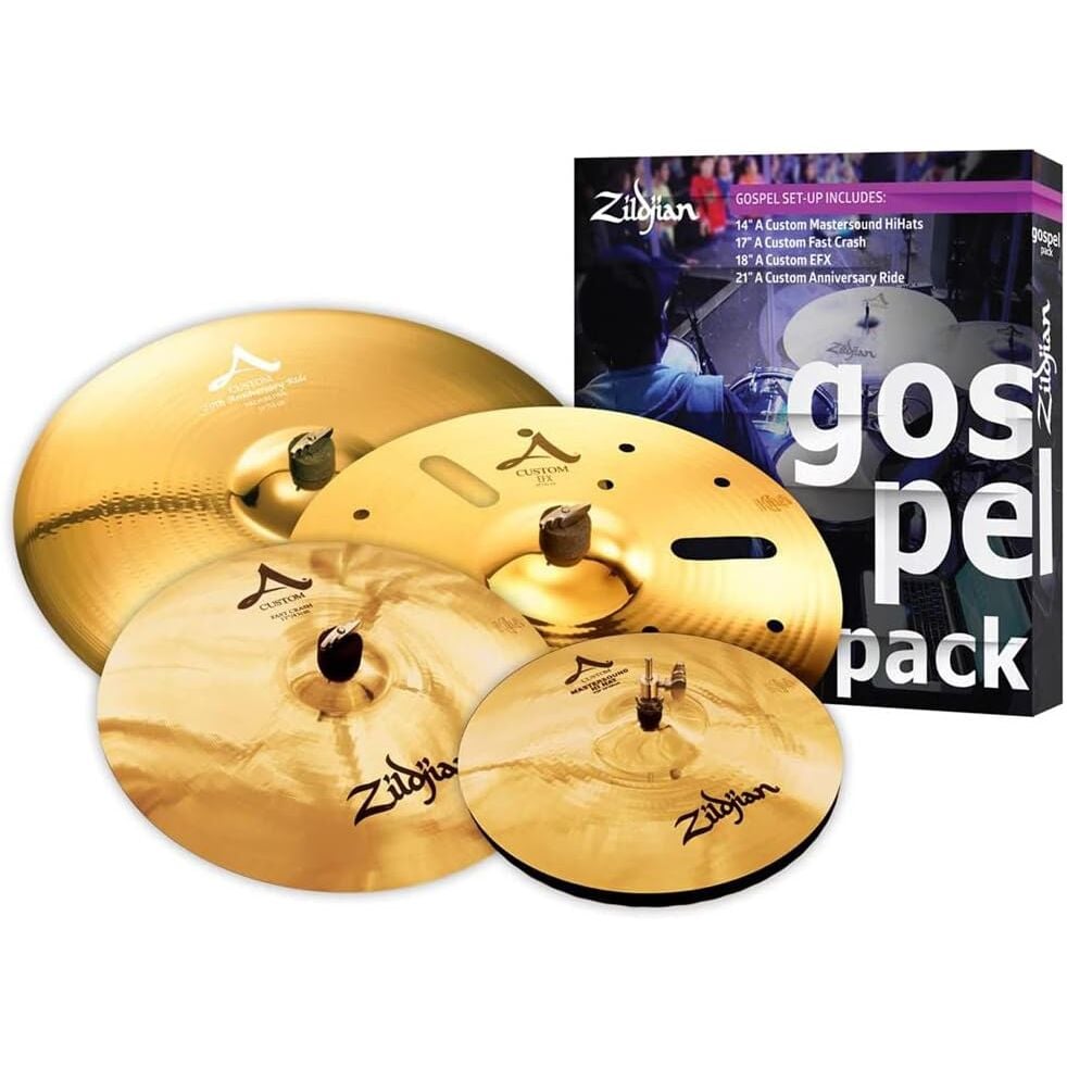 Zildjian A Custom Gospel Zil Seti (21''-17''-18''-21'')