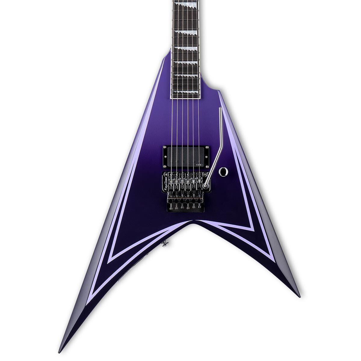 ESP LTD Alexi Hexed Signature Purple Fade Pinstripes Elektro Gitar