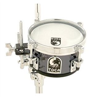 Toca T-408AS Acrylic 8 Inch Mini Timbales (Smoke)