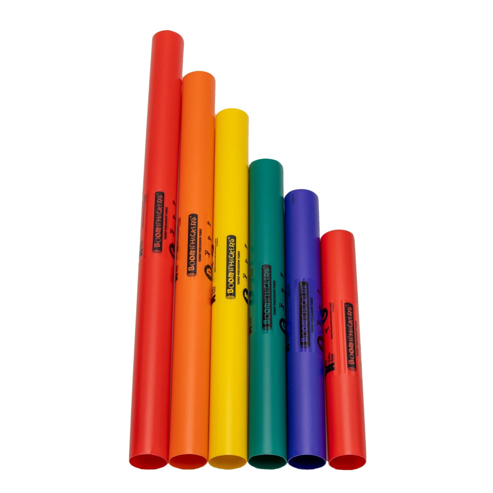 Boomwhackers 6-Nota Do Major Pentatonic Set  (C, D, E, G, A, C)