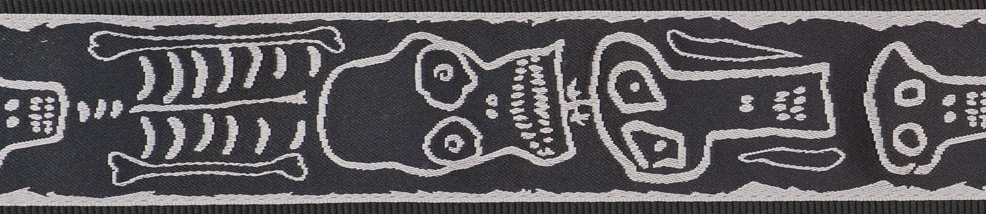 PLANETWAVES 50PLJS01 GİTAR ASKISI, 50MM, LOCK-JS SKULL N BONESS
