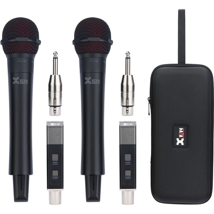 Xvive Audio M5D Çift Kablosuz El Mikrofonu Sistemi (5.8 GHz)