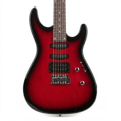 Angel AEG09-RD Transparent Wine Red Burst Elektro Gitar