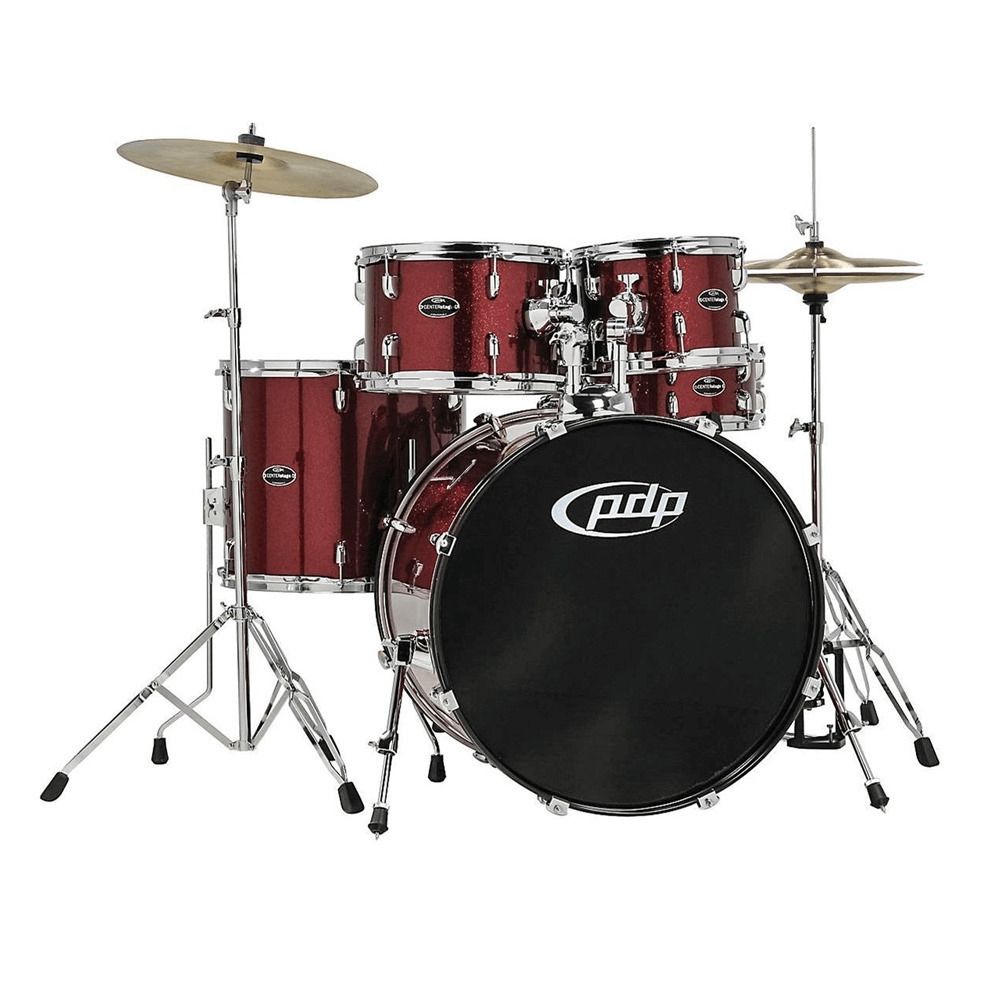 PDP Drums Centerstage 20'' Akustik Davul (Ruby Sparkle)