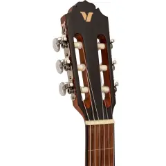 Valler VGX305 Naturel Cutaway İnce Kasa Perdesiz Elektro Klasik Gitar