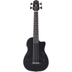 Kala Black Journeyman Maun Akustik-Elektro U•BASS® Mini Bas Gitar 
