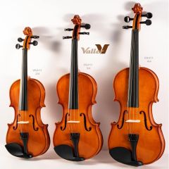 Valler VK411 4/4 Yetişkin Keman Parlak ( Taşıma kutusu + Reçine + Yastık ve Arşe Hediye )