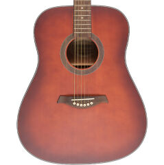 Madison MAG-41M-TRD Trans Red Akustik Gitar