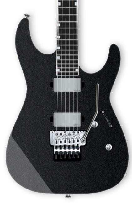 ESP Custom M II NTB FR CH Sapphire Black Metallic Elektro Gitar