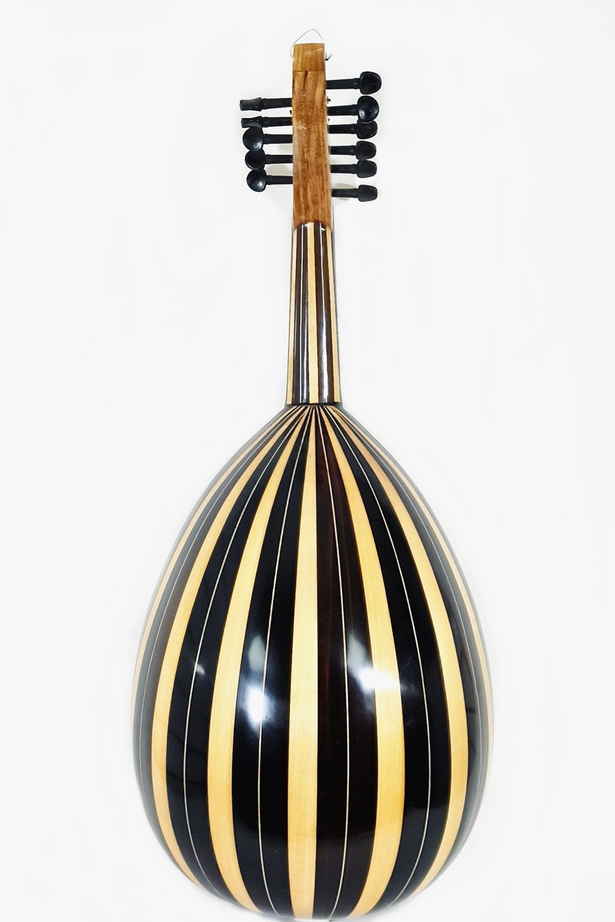 Ceviz ve Kelebek Ağacı Klavyeli Ud