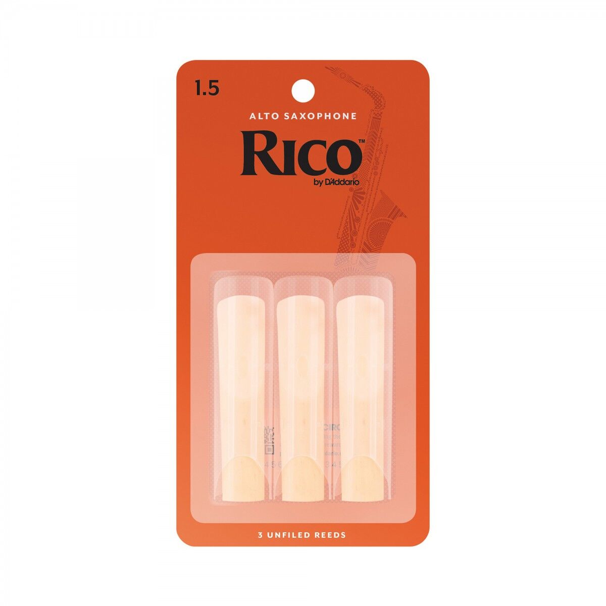 D'Addario Woodwinds Rico RJA0315 Alto Saksafon Kamışı (3 lü) No:1.5