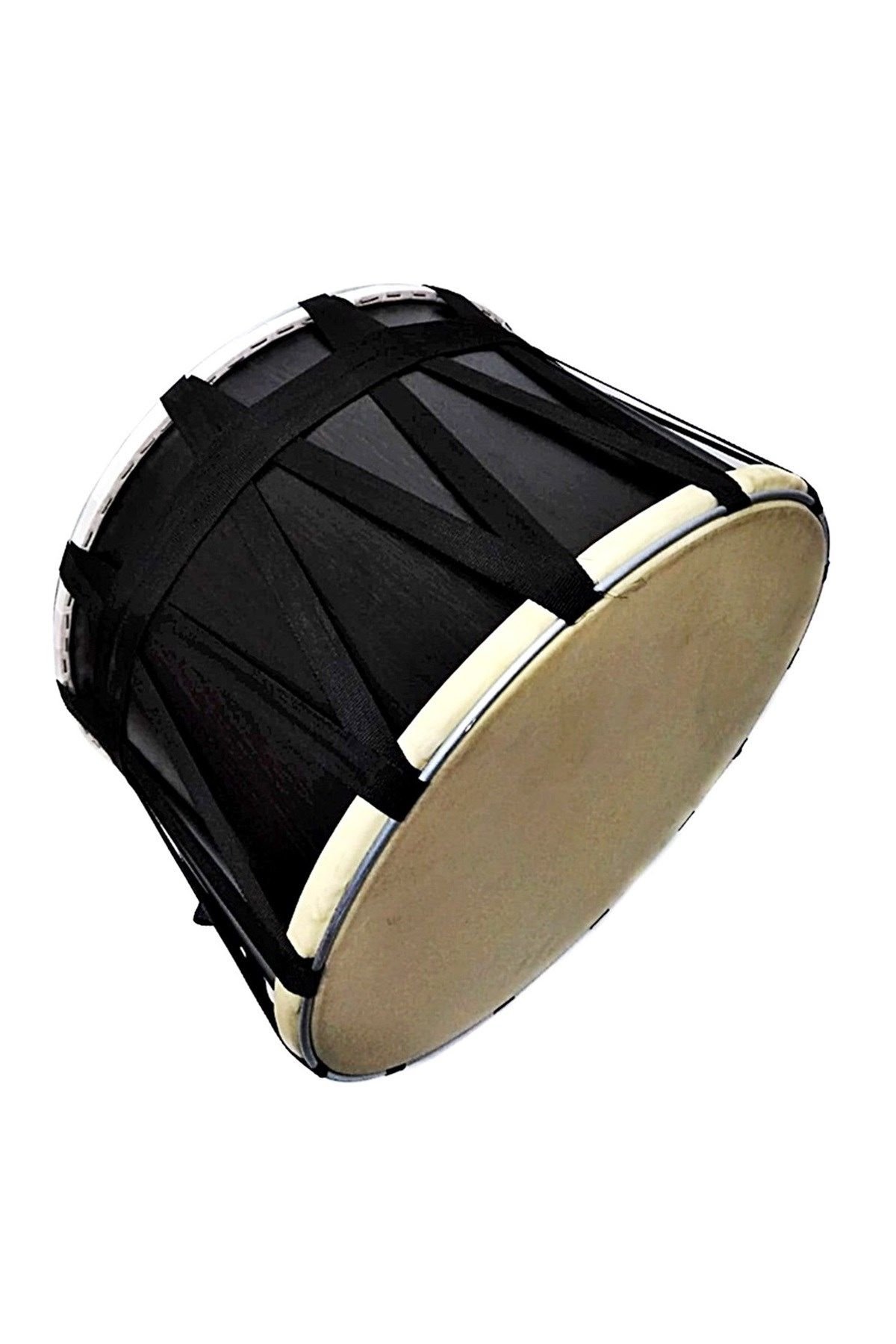 Piarro Tek Tarafı Deri Asma Davul,Folklör Davulu 51cm