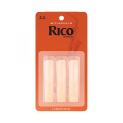 D'Addario Woodwinds Rico RJA0325 Alto Saksafon Kamışı (3 lü) No:2.5