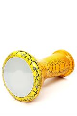 Sarı Çatlak Boyalı Çömlek Darbuka