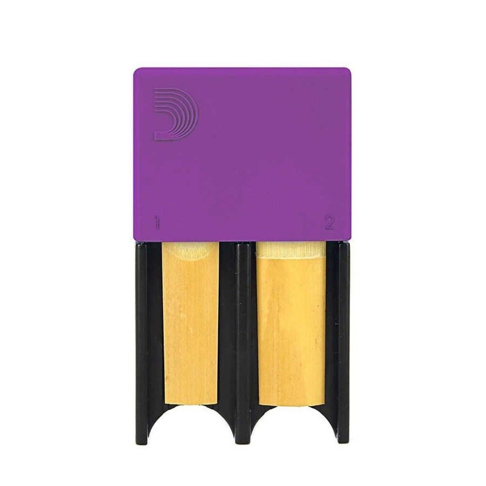 D'Addario Sib Klarnet  Soprano ve Alto Saksafon Kamışı Kutusu - Mor