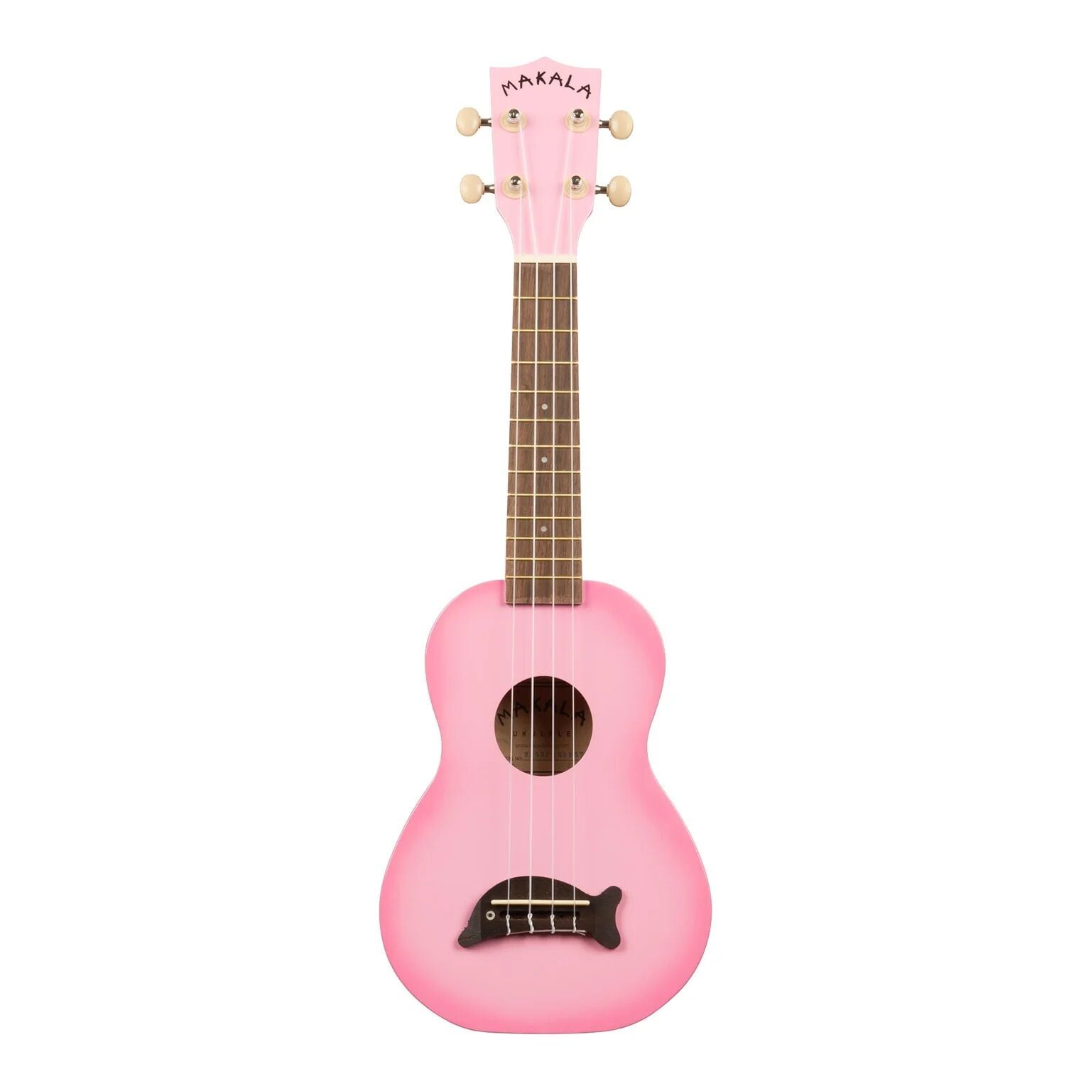 Kala Makala Dolphin Soprano Ukulele (Pink Burst)