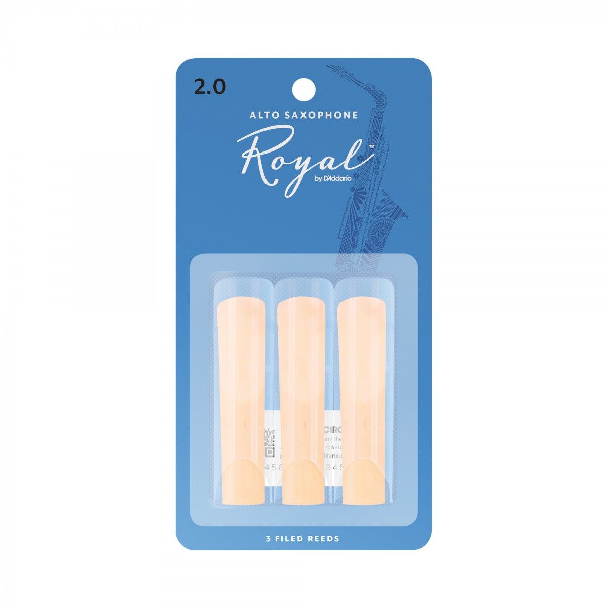 D'Addario Woodwinds Royal RJB0320 Alto Saksafon Kamışı (3 lü) No:2