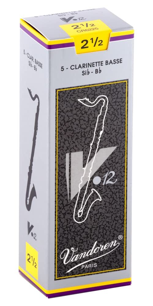Vandoren V12 Bas Klarnet Kamışı (5li) No.2,5