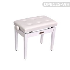 Piyano Aksesuar Koltuk Tabure Dominguez Ayarlı Beyaz DPB125-WH