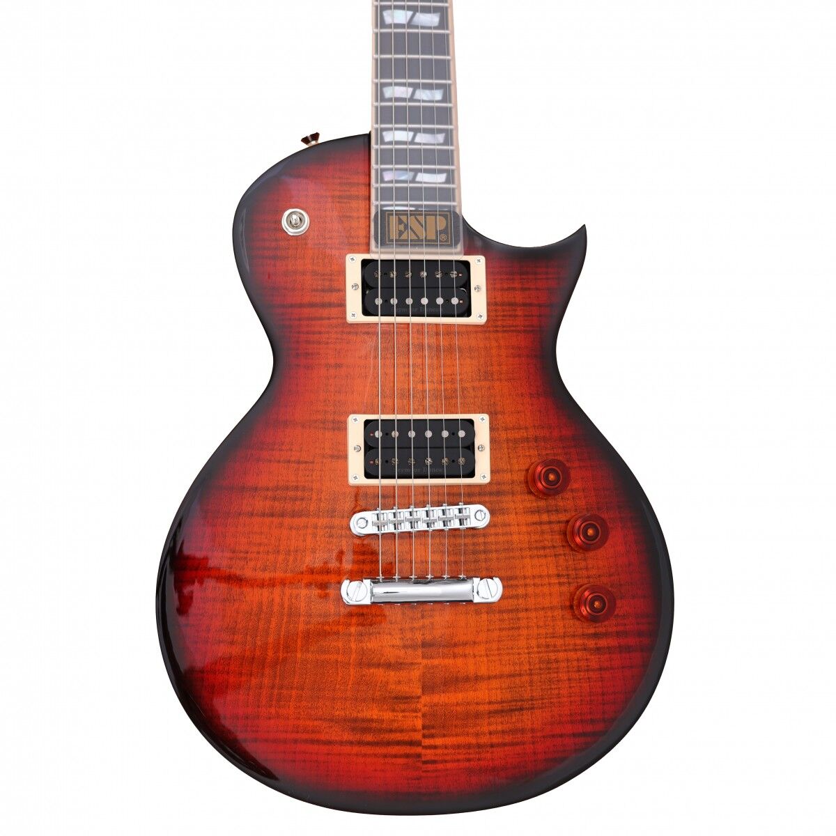 ESP USA Custom Eclipse FM CH Tiger Eye Sunburst Elektro Gitar