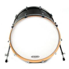 EVANS BD20RACW 20'' DERİ RESONANT KUMLU BEYAZ KİCK ÖN RİNGLİ DELİKSİZ