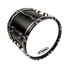 EVANS BD20MX2W 20'' DERİ MARCHING BEYAZ ÇİFT KAT (15 MİL)