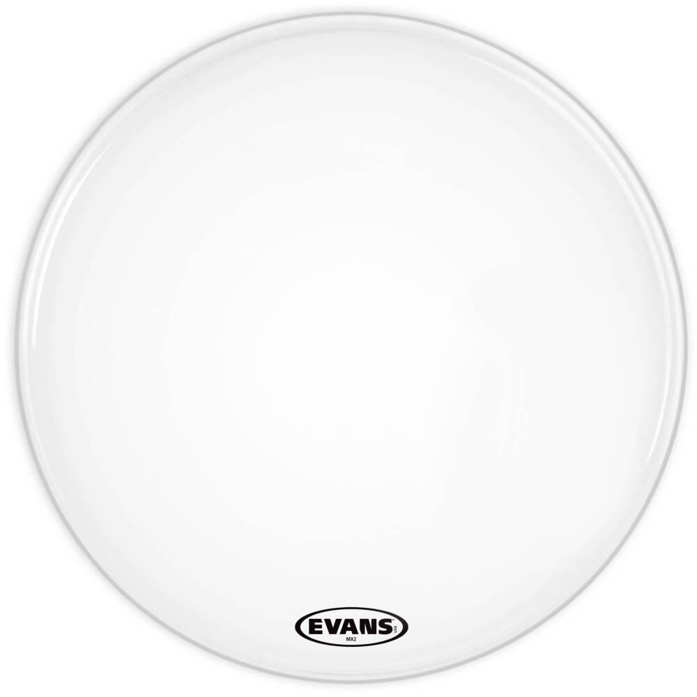 EVANS BD20MX2W 20'' DERİ MARCHING BEYAZ ÇİFT KAT (15 MİL)