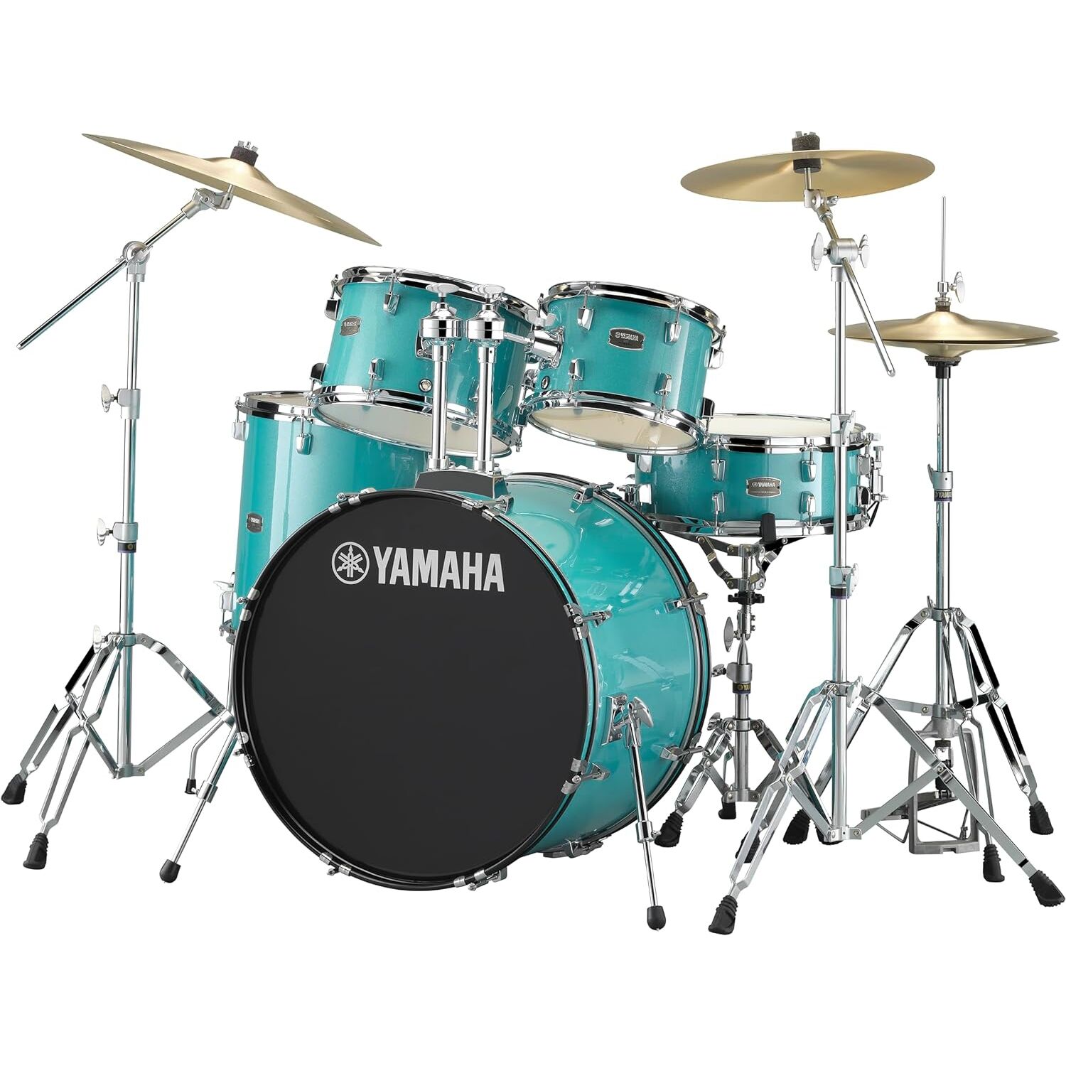 Yamaha RDP2F5TQGCPSET Rydeen 22'' Akustik Davul (Turquoise Glitter)