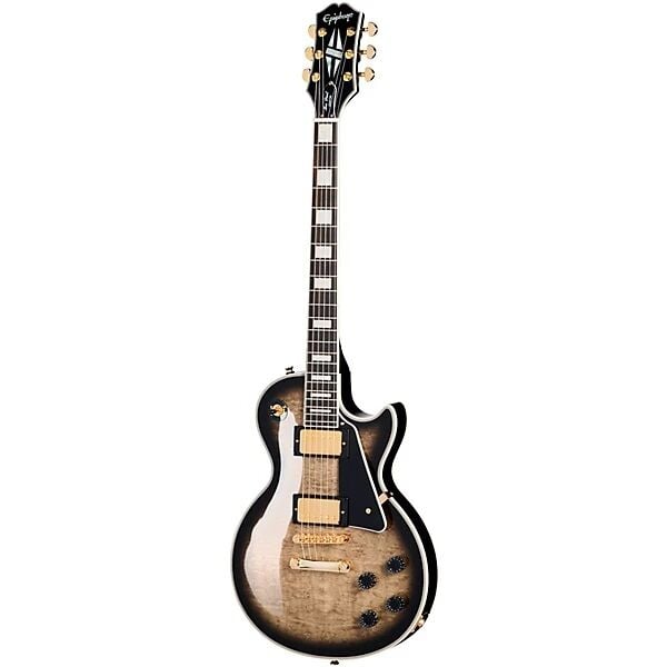 Epiphone Inspired By Gibson Custom Les Paul Custom Elektro Gitar (Cobra Burst)