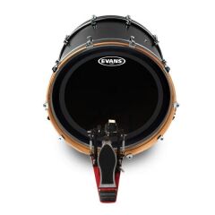EVANS BD20EMADONX 20'' DERİ KİCK KUMLU SİYAH SÜNGERLİ TEK KAT