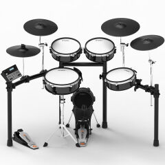 Artesia Legacy A250-BMS Black Metallic Stripe Dijital Davul Seti