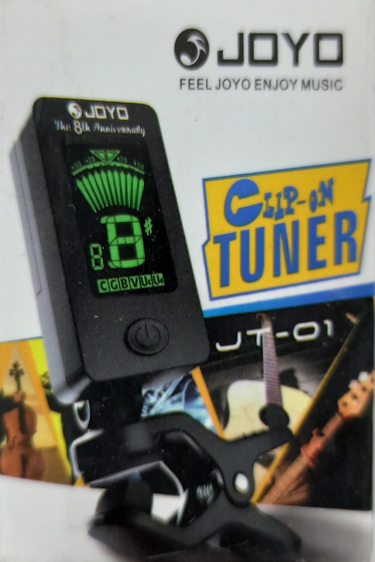 Joyo Jt-01 Kromatik Tuner (Akort Cihazı)