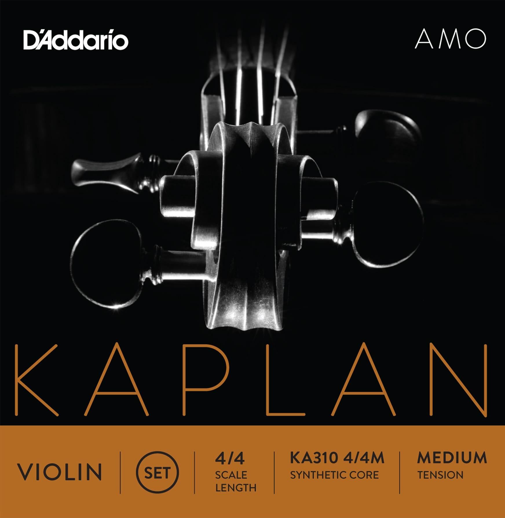 DADDARIO KA310 4/4M KEMAN TEL SETİ, KAPLAN AMO, MEDIUM
