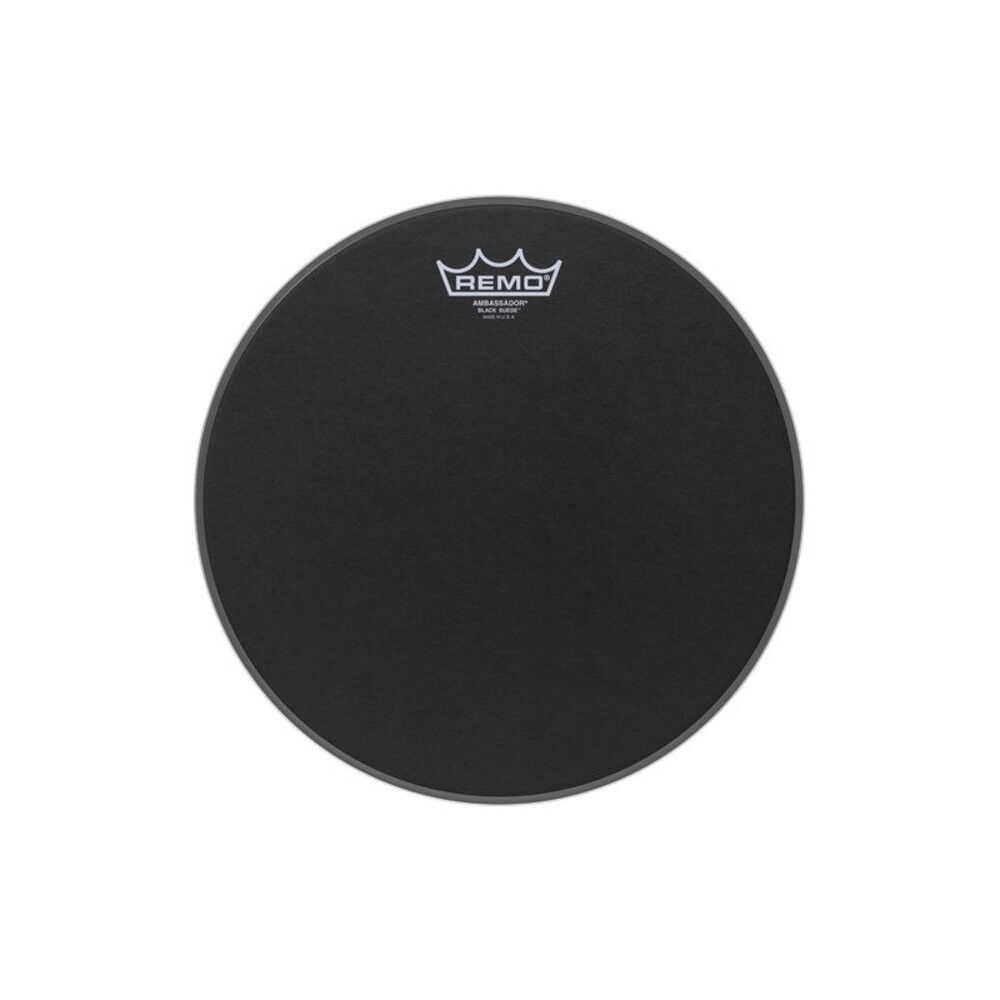 REMO AMBASSADOR® BLACK SUEDE 12 inç Davul Derisi