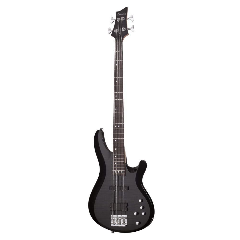 Schecter C-4 Deluxe Bas Gitar (See-Thru Black)