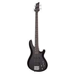 Schecter C-4 Deluxe Bas Gitar (See-Thru Black)