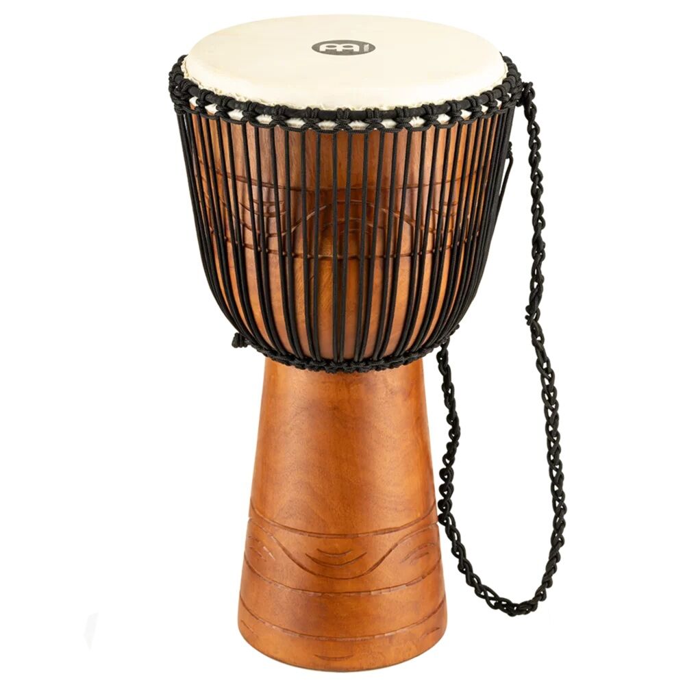 Meinl ADJ2-L+BAG African Style Rope Tuned Series Large 12'' Djembe (Brown)