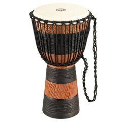 Meinl ADJ3-M+BAG African Style Rope Tuned Series Medium 10'' Djembe (Brown/Black)