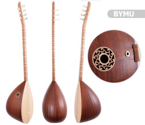 Bağlama Yaprak Maun Uzun BYMU+Kılıf Hediyeli