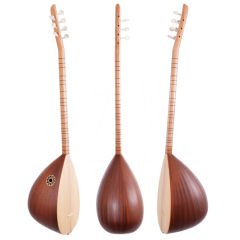 Bağlama Yaprak Maun Uzun BYMU+Kılıf Hediyeli