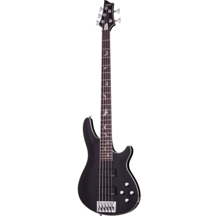 Schecter Damien Platinum-5 Bas Gitar (Satin Black)