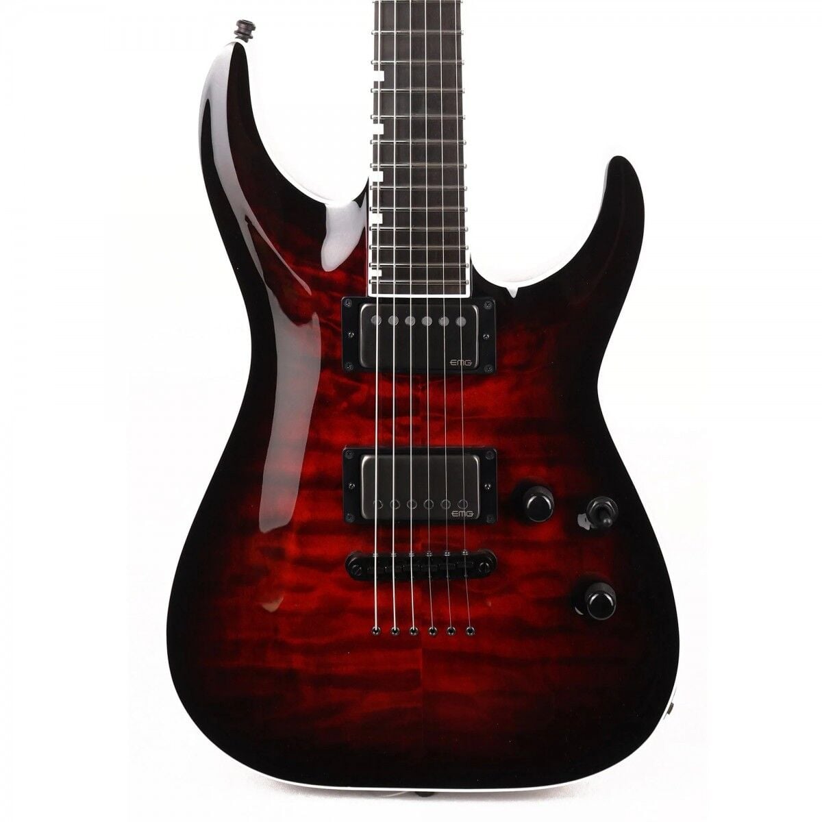 ESP E-II Horizon See Thru Black Cherry Burst Elektro Gitar