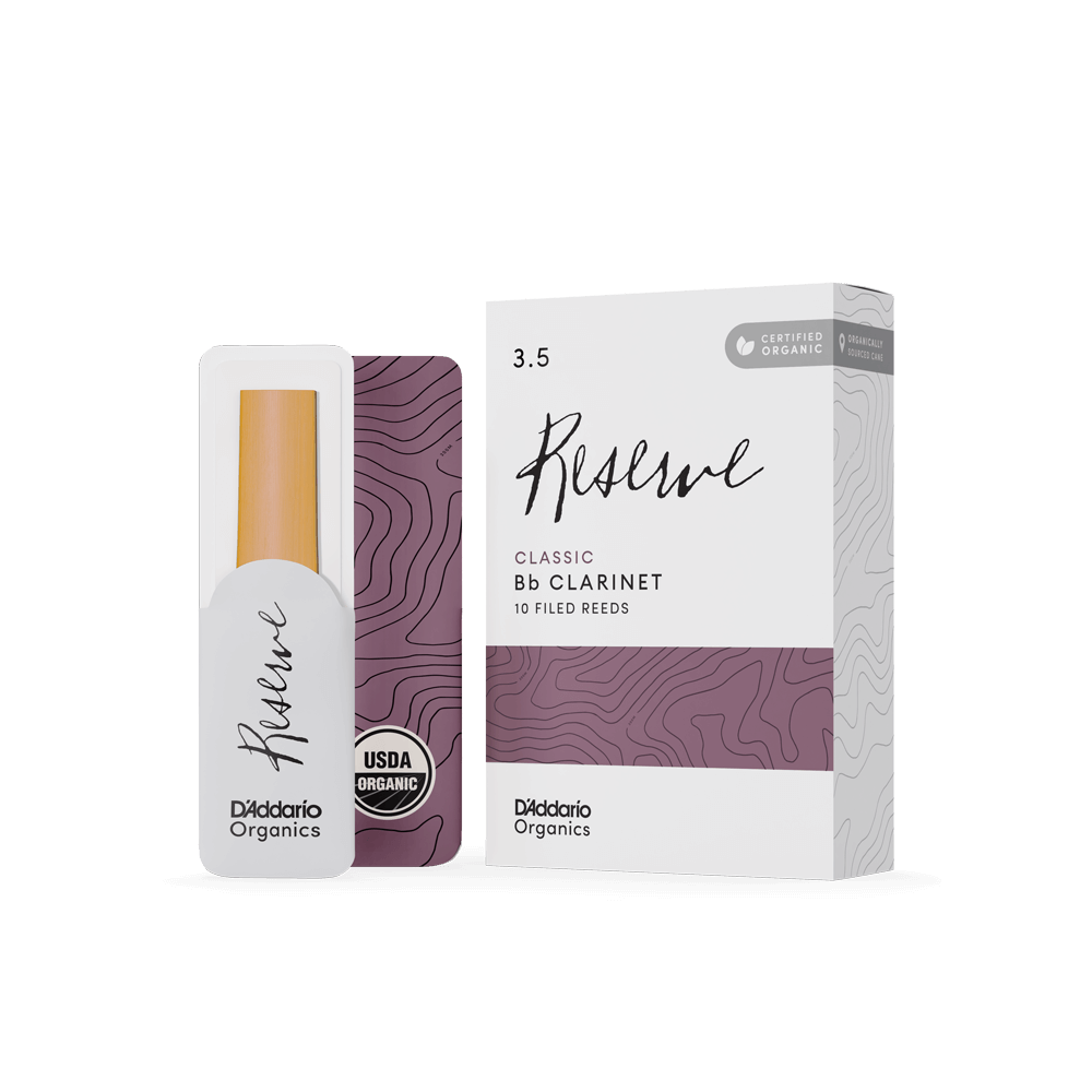 D'Addario Woodwinds Organic Reserve Classic ODCT1035 Sib Klarnet Kamışı No:3.5