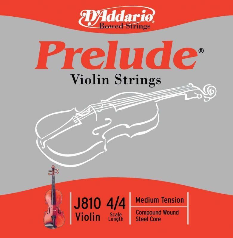 DADDARIO J81044MB10 KEMAN TEL SETİ, PRELUDE, 4/4, 10 SETLİK PAKET, MEDIUM