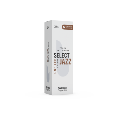 D'Addario Woodwinds Organic Select Jazz Unfiled Tenor Saksafon Kamışı No:2 Medium