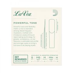 D'Addario Woodwinds La Voz RCC10HD Sib Klarnet Kamışı Hard